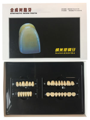 Plastic Polymer Dental Acrylic Resin Teeth A1 A3 2 Layers Dental Composite Resin